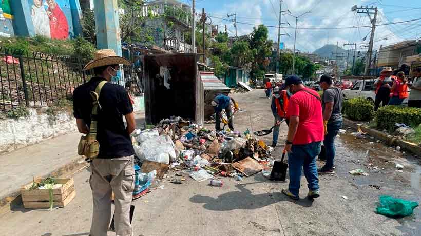 Avanza Gobierno de Acapulco en limpieza en puntos críticos de la ciudad