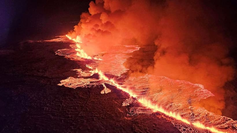 VIDEO: Erupciona volcán en Islandia tras semanas de intensa actividad sísmica