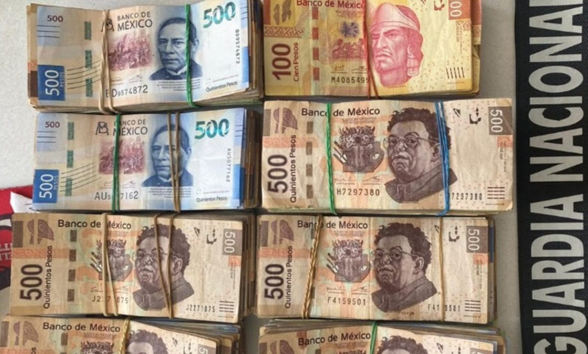 Decomisan en Guerrero 1 millón de pesos a crimen organizado