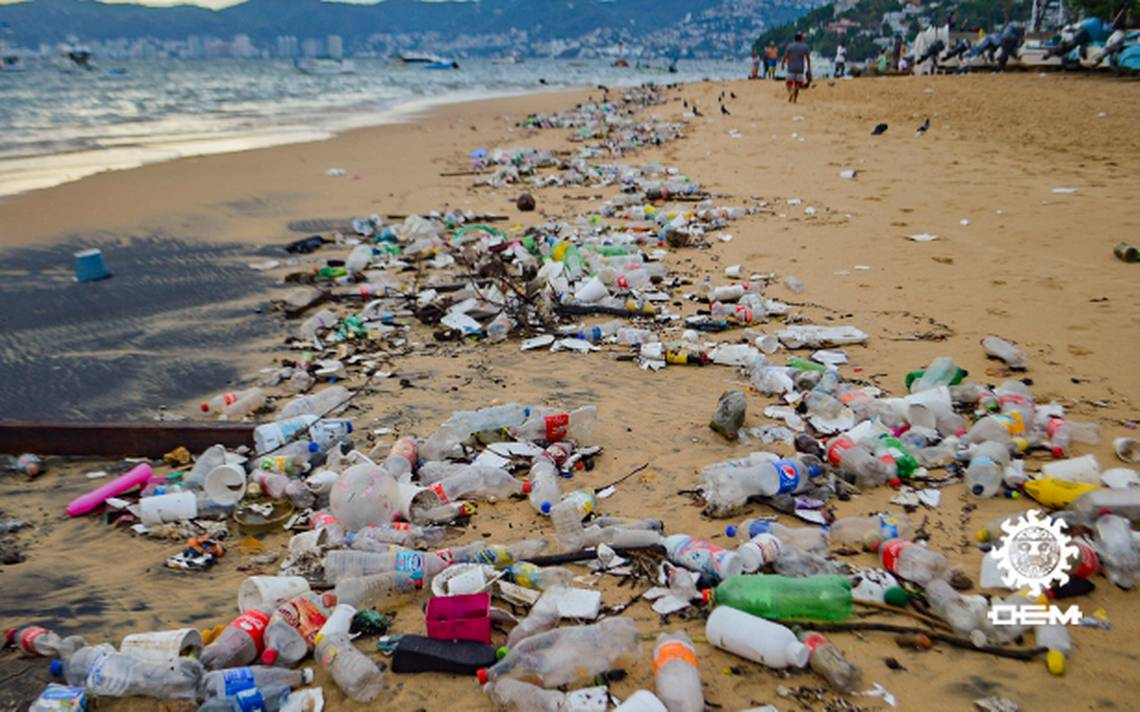 Retiran 18 toneladas de basura en playas de Acapulco