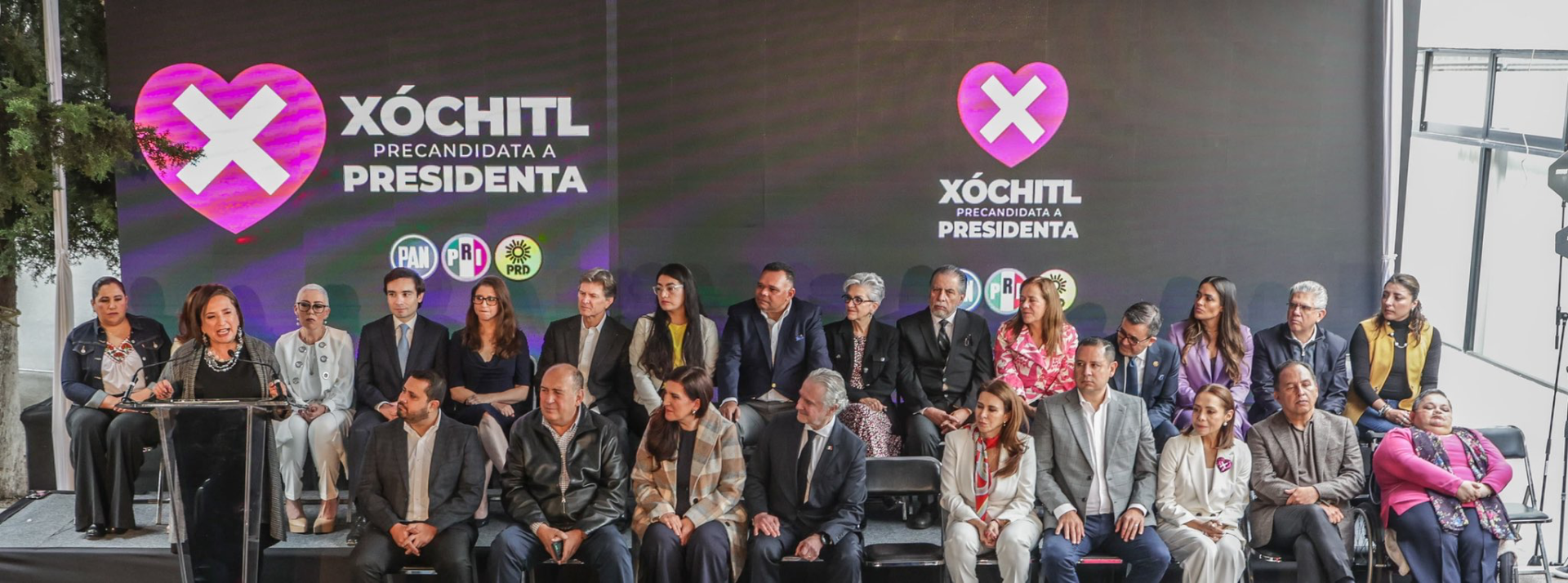 Xóchitl Gálvez presenta su equipo de campaña rumbo a 2024