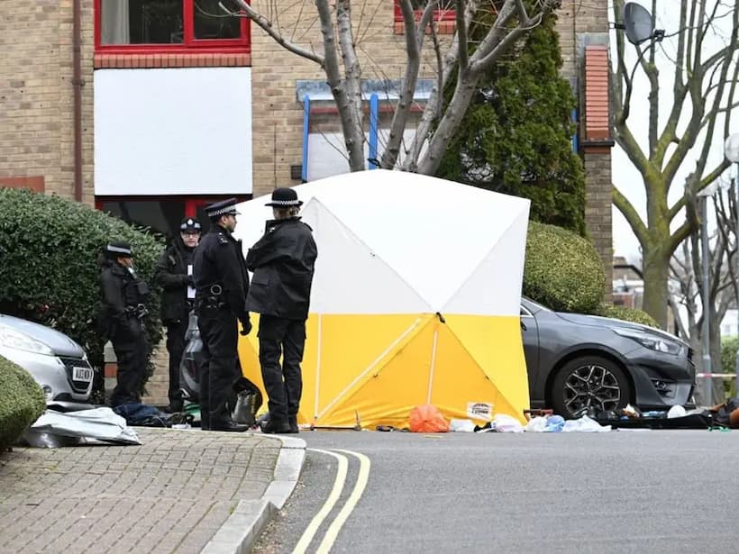 Abaten en Londres a hombre armado; amenazó a sus vecinos con una ballesta