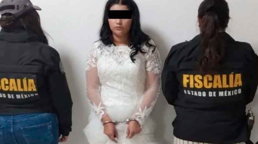 Plantada y detenida; arrestan a novia de presunto criminal en plena boda