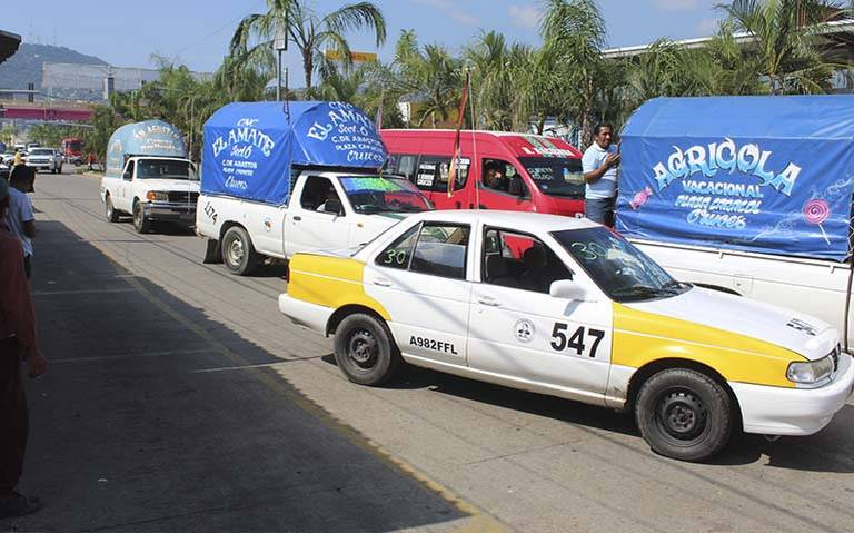 Gobierno de Acapulco revela que transporte público se restableció en ciertas avenidas