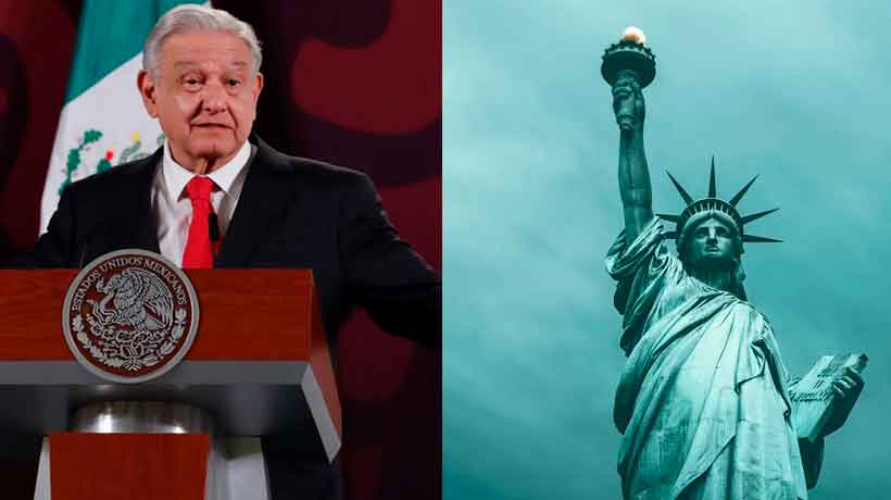 AMLO sugiere a Estados Unidos trasladar Estatua de la Libertad a México