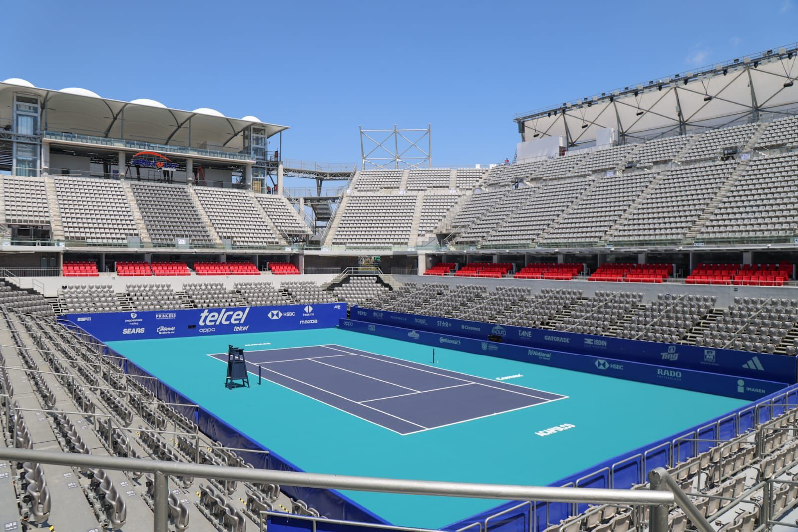 Arena GNP lista para recibir al Abierto Mexicano de Tenis