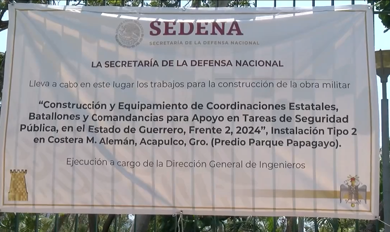 Rechazan acapulqueños construcción de cuartel de la GN en el Parque Papagayo