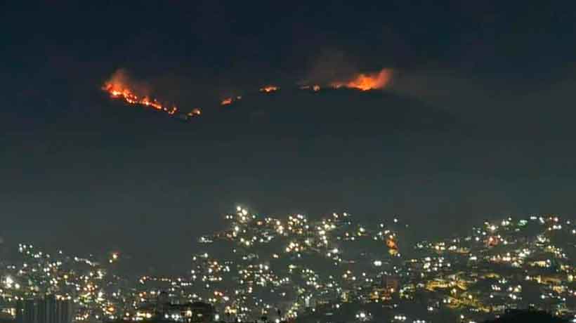Quema intencionada, causa del incendio en El Veladero: Conanp