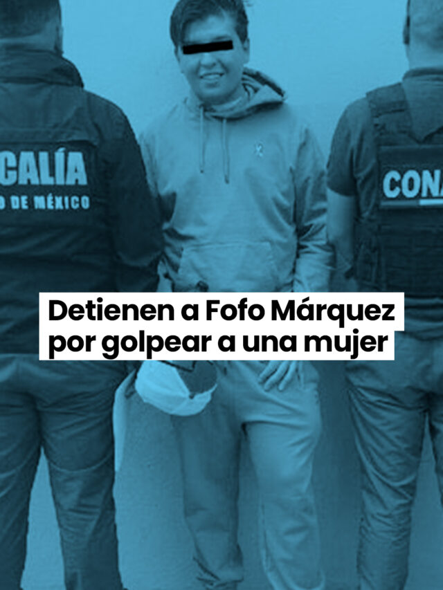 Detienen a Fofo Márquez por golpear a una mujer