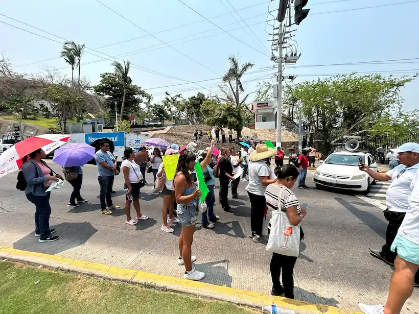 Bloqueo en Cuauhtémoc: Exigen terreno para construcción de escuela