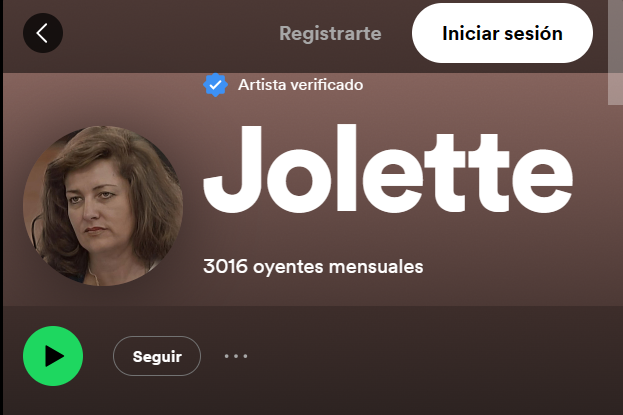 Cambian Foto de Jolette en Spotify y ella enfurece