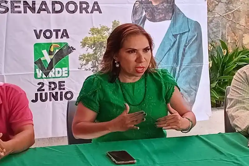 Niega candidata del PVEM al Senado, que declinará a favor de Morena