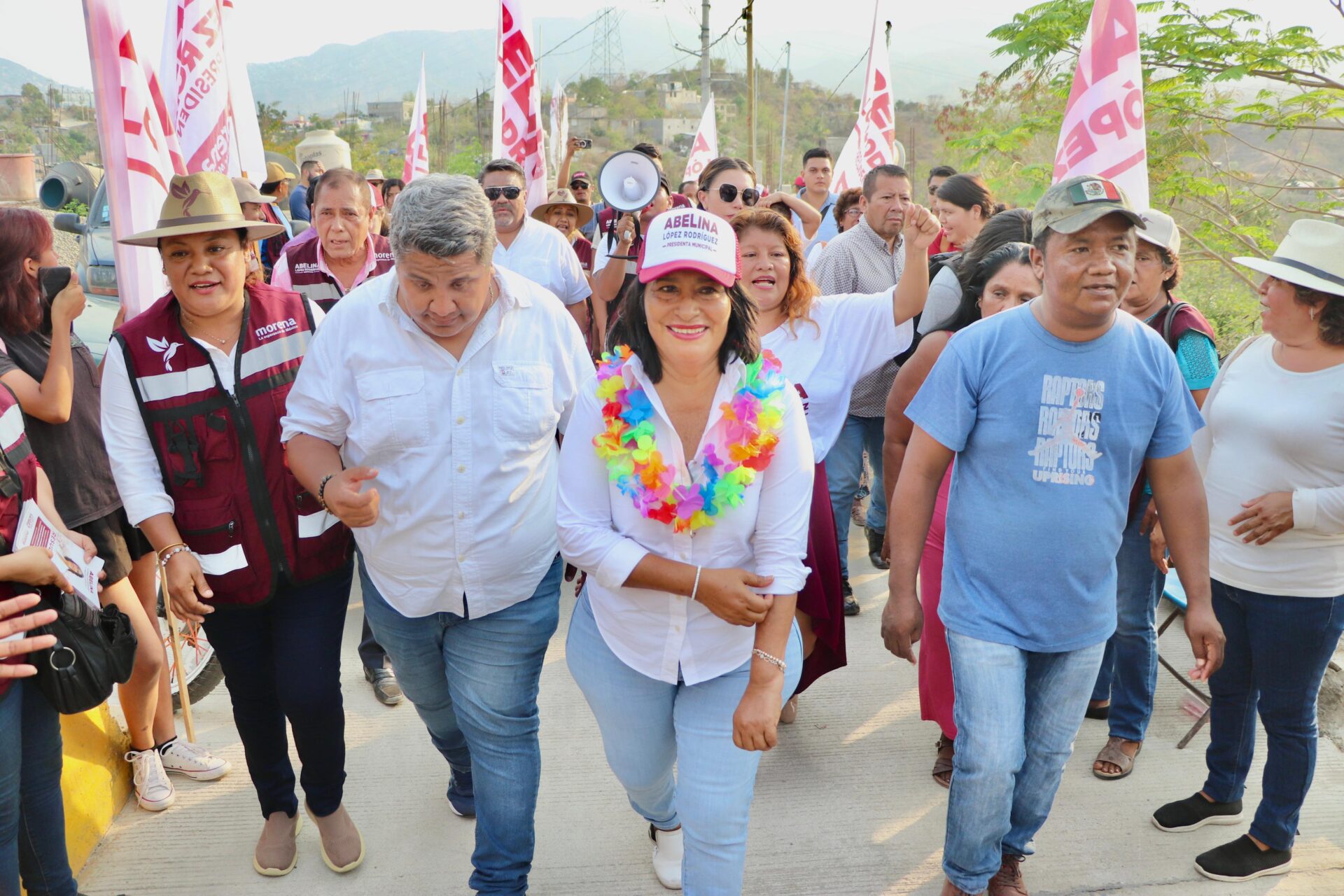 Cuento con el respaldo del pueblo: Abelina López