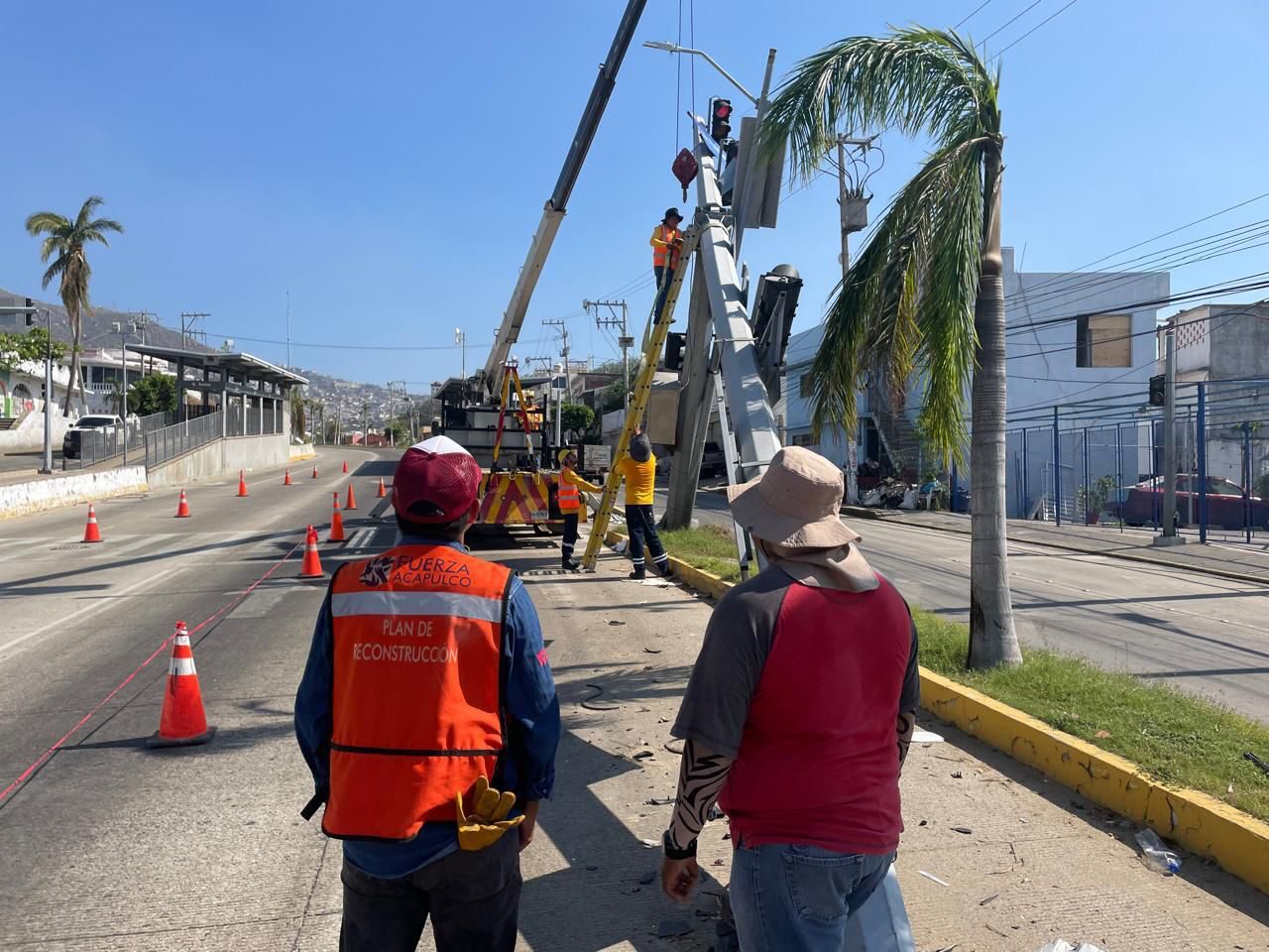 Gobierno de Acapulco sigue avanzando en la instalación de semáforos