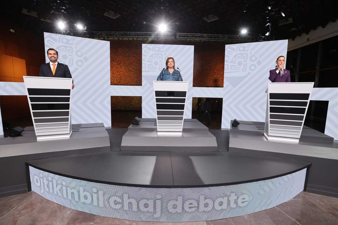 Vieron 13.9 millones de personas el tercer debate presidencial