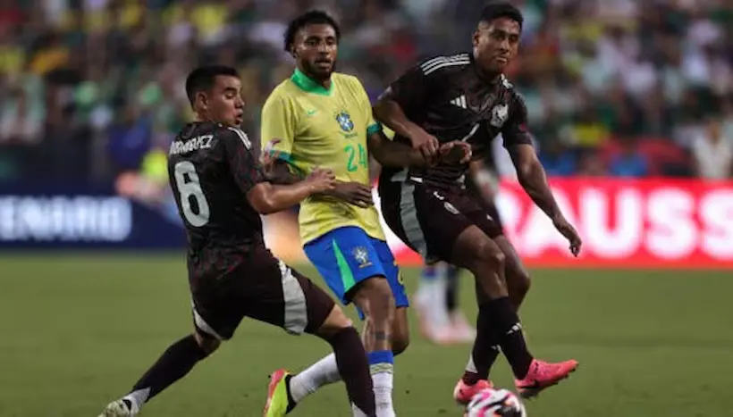Derrota Brasil 2-3 a México con gol al minuto 90+6
