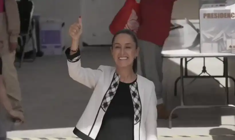 Elecciones 2024: Vota Claudia Sheinbaum en la alcaldía Tlalpan