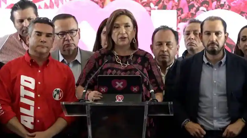 Xóchitl Gálvez reconoce triunfo de Claudia Sheinbaum en elecciones presidenciales