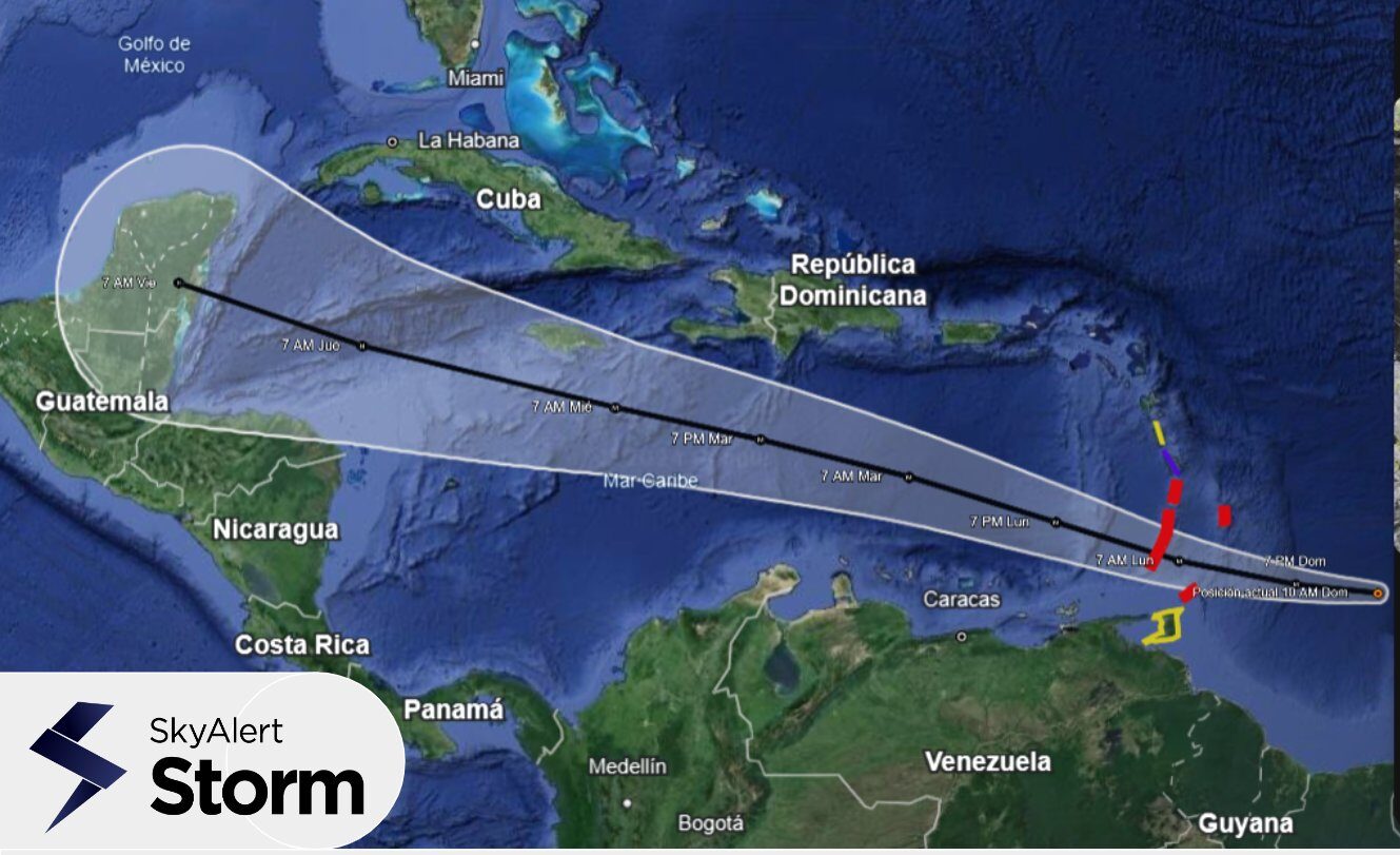 Beryl se intensifica a Huracán categoría 4