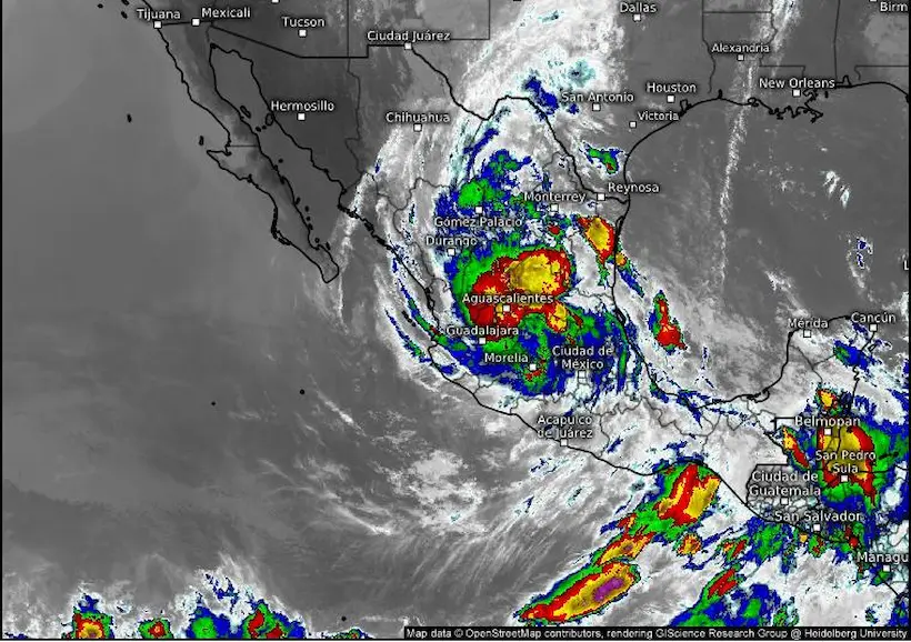 Por remanente de la Depresión Tropical “Alberto” se esperan lluvias en Guerrero