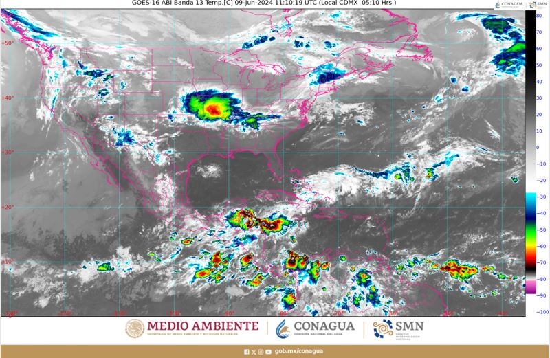 Podrían registrarse lluvias en algunas zonas de Guerrero