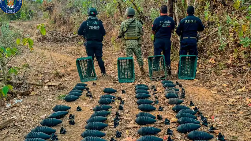 Aseguran Explosivos y Vehículos Robados en Coyuca de Benítez