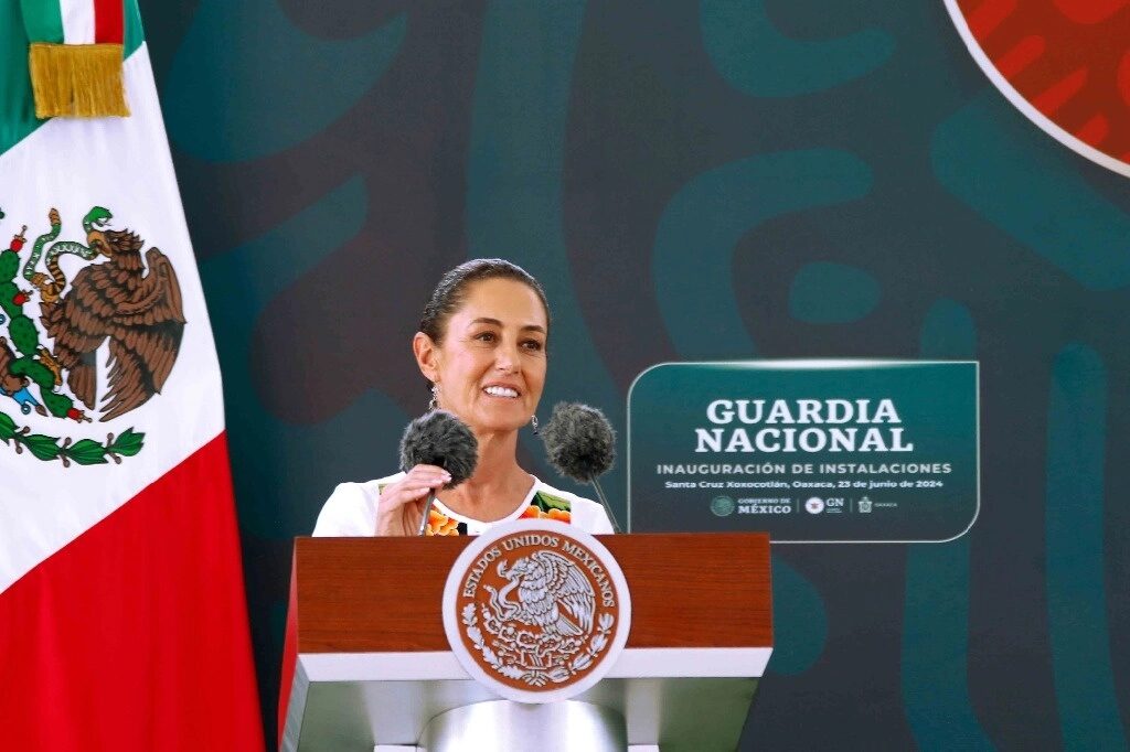 “Larga vida a la Guardia Nacional”: Claudia Sheinbaum desde Oaxaca