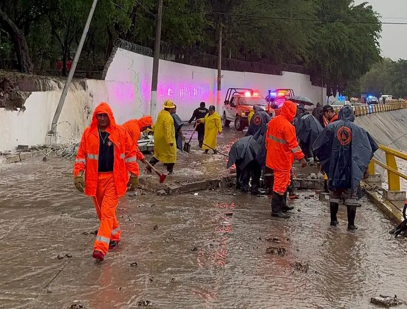 Atiende PC Guerrero incidencias por fuerte lluvia en Chilpancingo