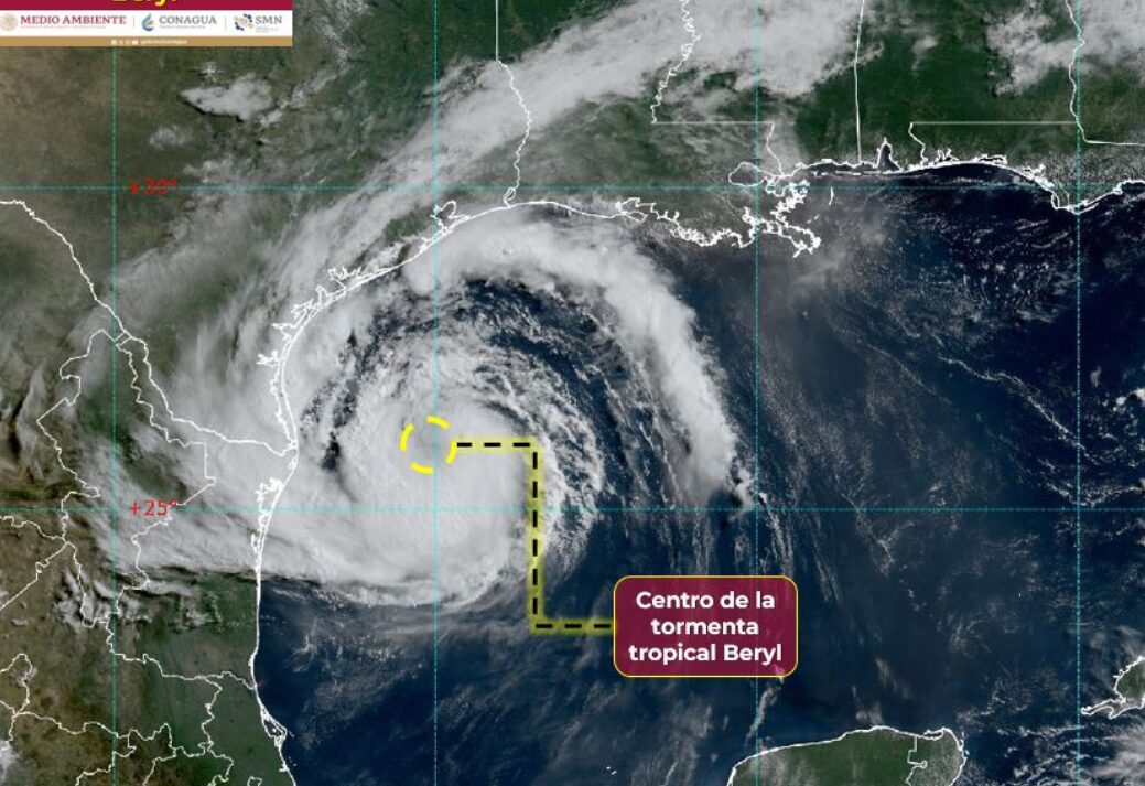 ¡Kha! Beryl volvería a convertirse en Huracán; tocaría tierra en Texas