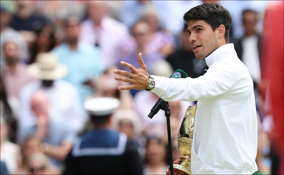 Tras triunfo de Wimbledon, Carlos Alcaraz manda mensaje a la selección de España