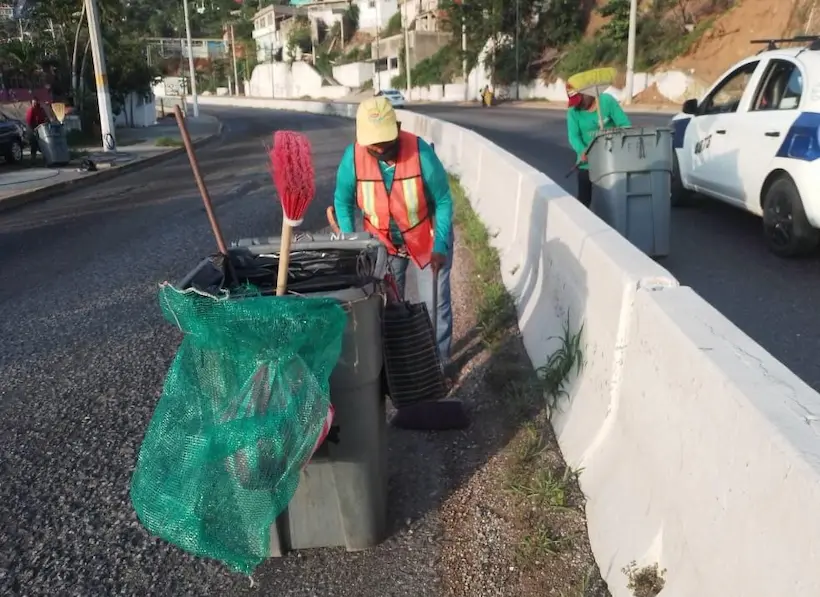 Intensifican acciones de limpieza en Acapulco ante Vacaciones de Verano