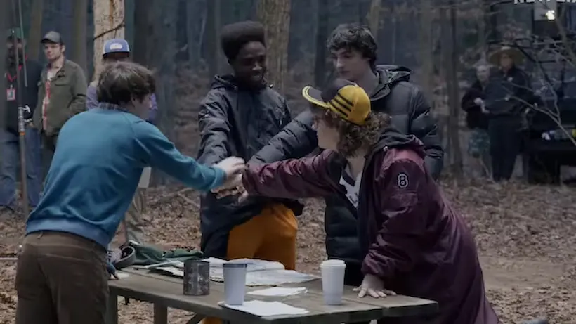 Stranger Things: Revelan imágenes del detrás de cámaras de la última temporada