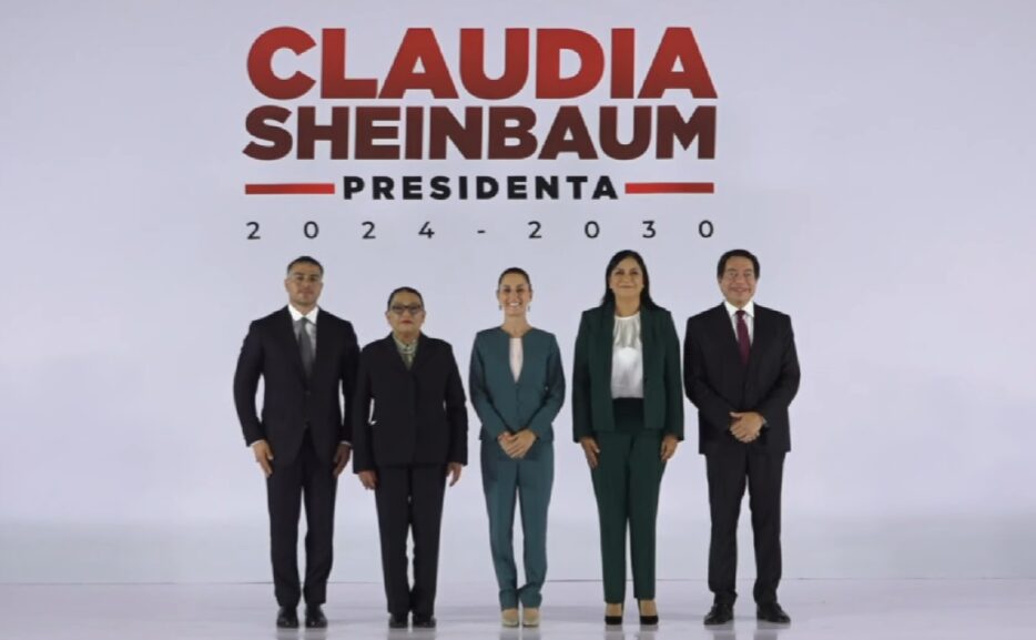 Presenta Sheinbaum tercer bloque de su gabinete