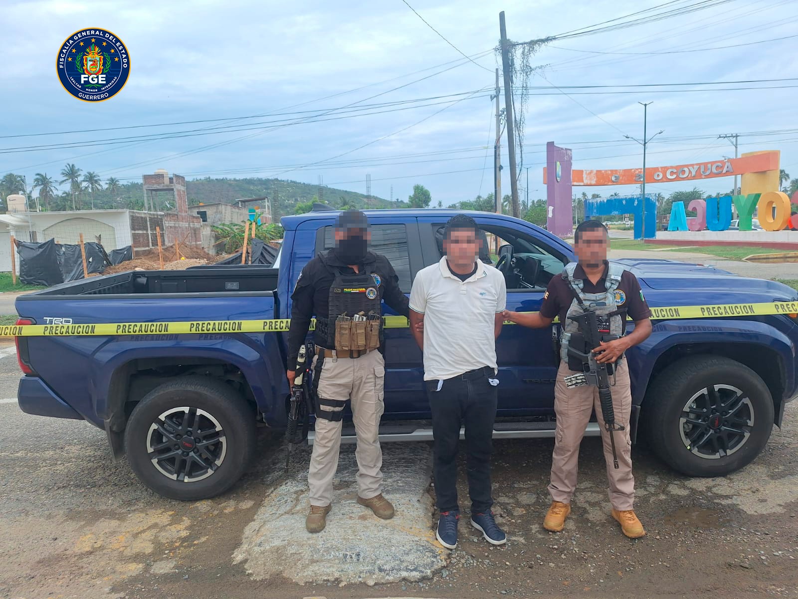 Detienen a Abraham “N” y recuperan camioneta robada en Acapulco