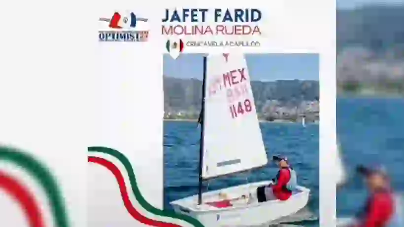 Velista guerrerense representará a México en el Campeonato Sudamericano de Vela 2024