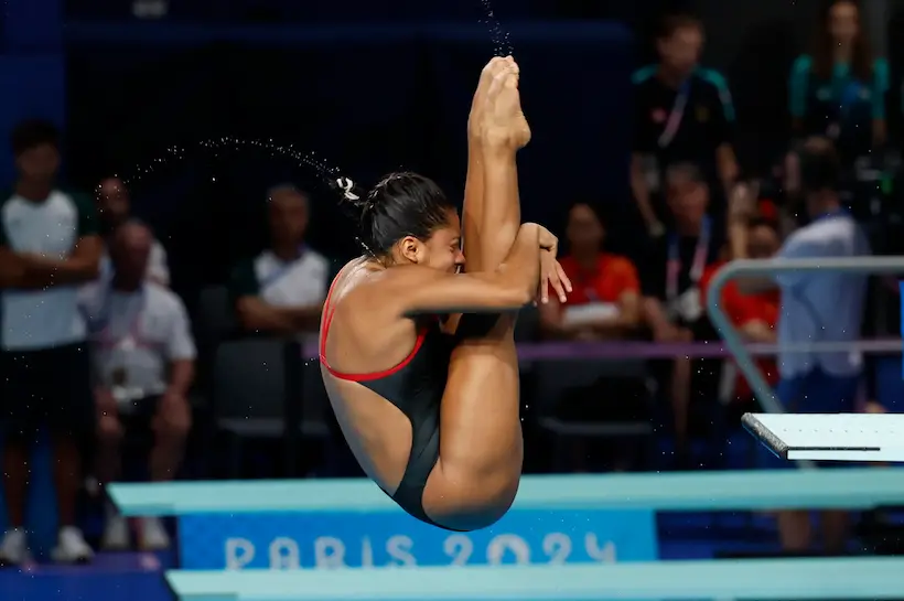 Cierra en sexto lugar Alejandra Estudillo en la final de trampolín de tres metros