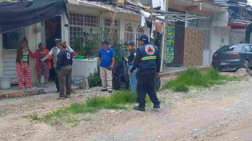 Se inundan dos viviendas en la colonia El Polvorín de Chilpancingo