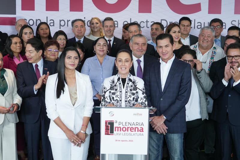 Sheinbaum felicita a Adán Augusto e ignora a Noroña