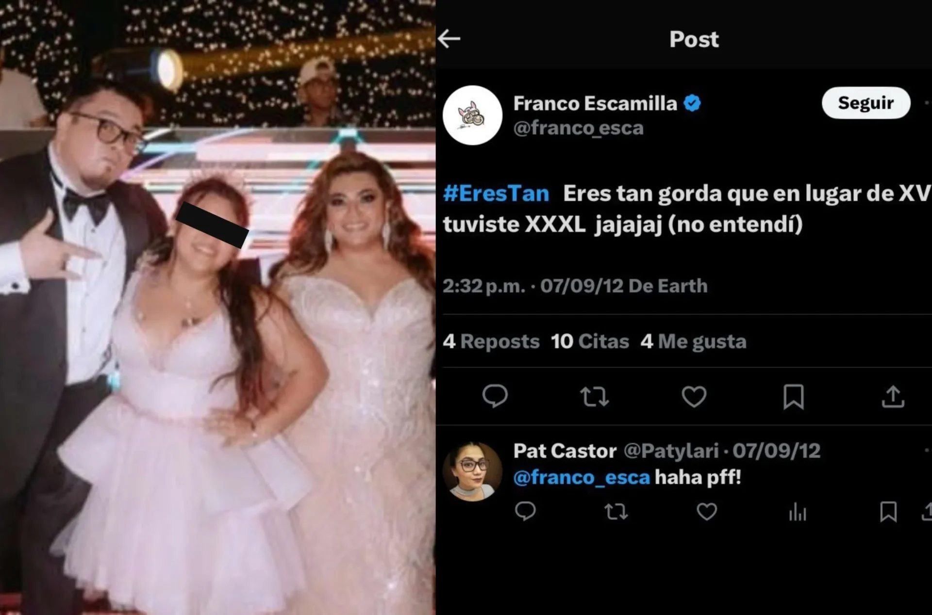 ¿Cosechó lo que sembró? Sufre Franco Escamilla por burlas gordofóbicas contra su hija