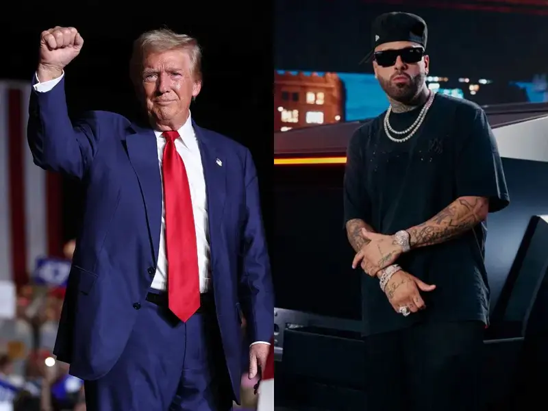 VIDEO: Donald Trump confunde a Nicky Jam con una mujer durante mitin