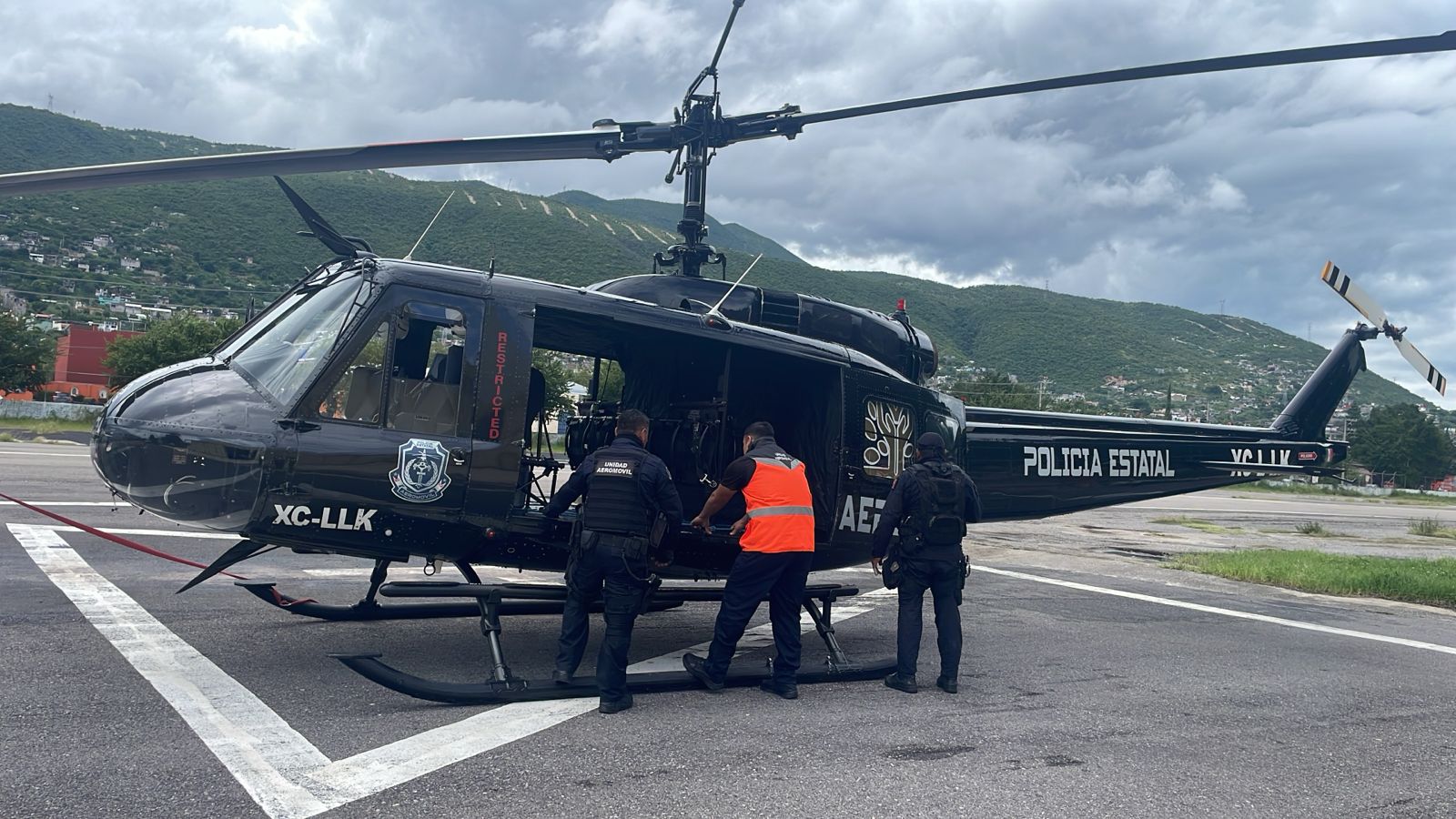 Policía Estatal prepara operativo aéreo de rescate en la Montaña de Guerrero