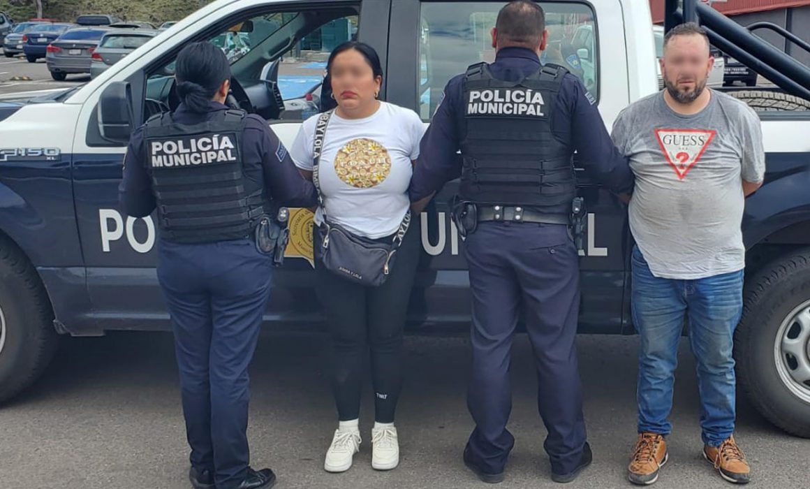 Arrestan a pareja por robo de autopartes en Querétaro