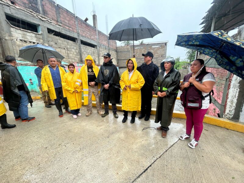 Supervisa Abelina López zonas de riesgo en Acapulco por John