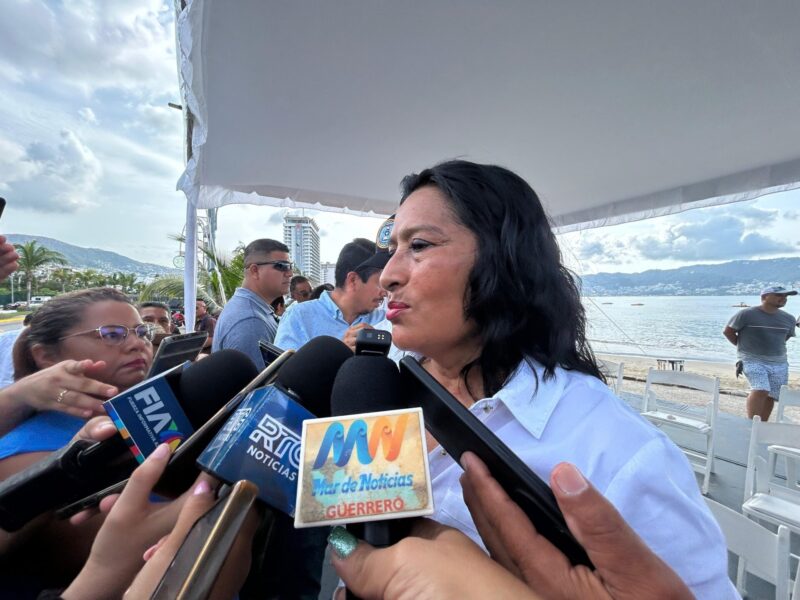 Promete Abelina López arreglar el problema de agua en Acapulco