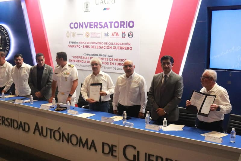 Firma gobierno estatal convenio para prevenir sismos en Guerrero