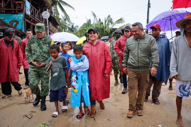 Atendemos Costa Chica con toda la fuerza operativa: Evelyn Salgado