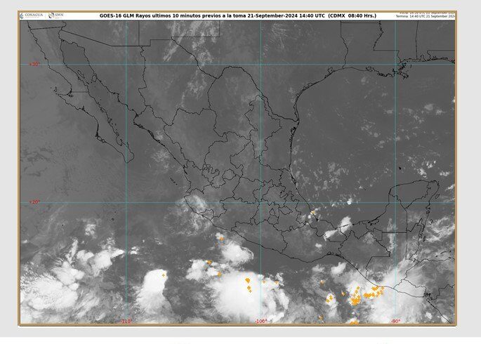 Se pronostican lluvias muy fuertes para Guerrero