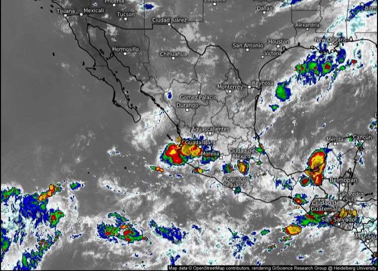 Alertan por temporal de lluvias para el fin de semana en Guerrero