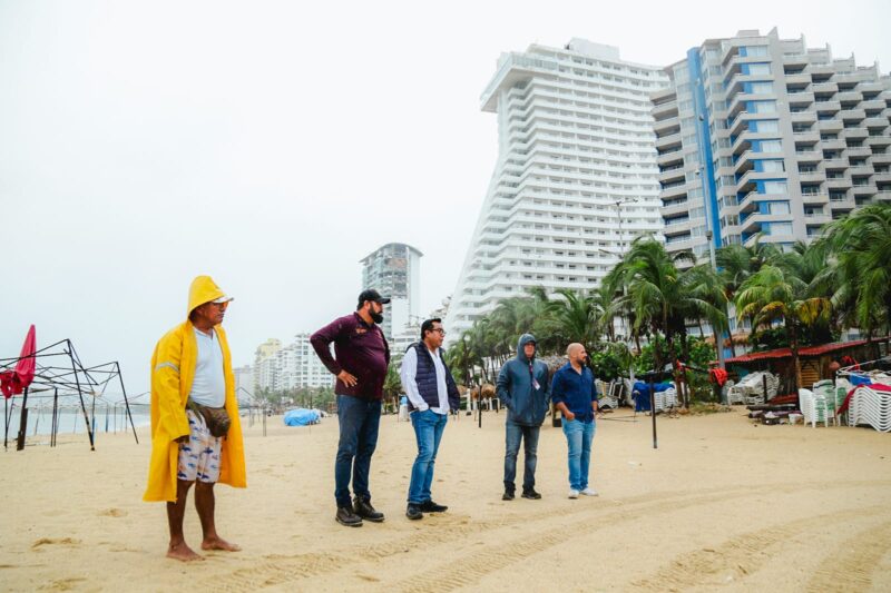 Realiza gobierno estatal labores de atención en la franja turística de Guerrero