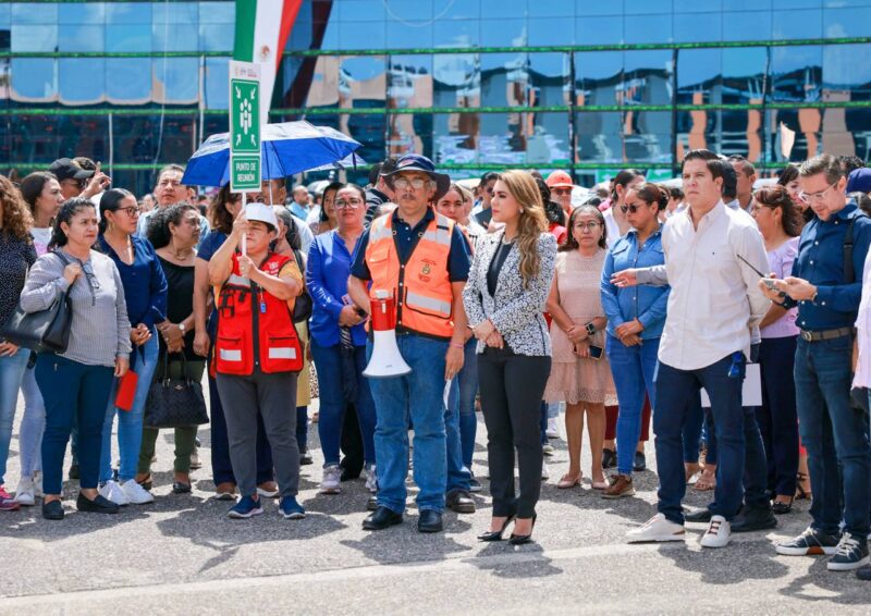 Fortalece Guerrero prevención en el Simulacro Nacional 2024